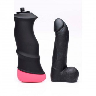 MEGA POUNDER HAND HELD THRUSTING DILDO