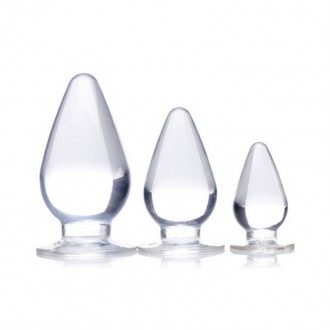 TRIPLE CONES - ANAL PLUG SET - 3 PIECES