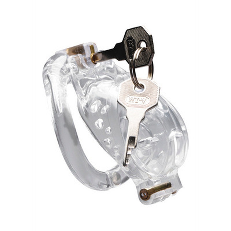 DOUBLE LOCKDOWN - LOCKABLE ADJUSTABLE CHASTITY CAGE