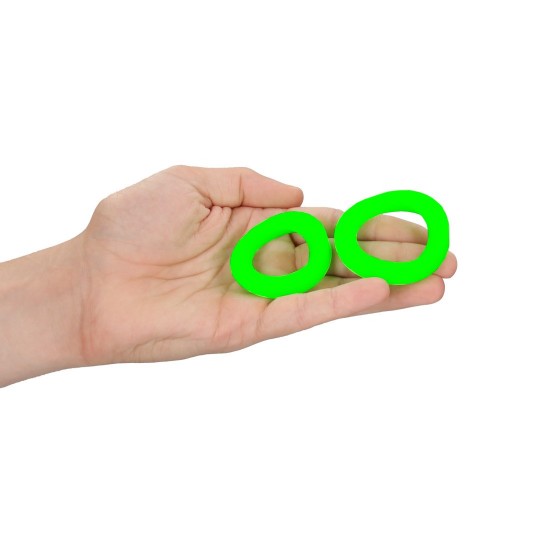 COCKRING SET - GLOW IN THE DARK - 2 PIECES