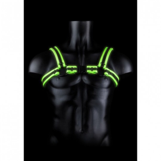 BUCKLE HARNESS - GLOW IN THE DARK - L/XL