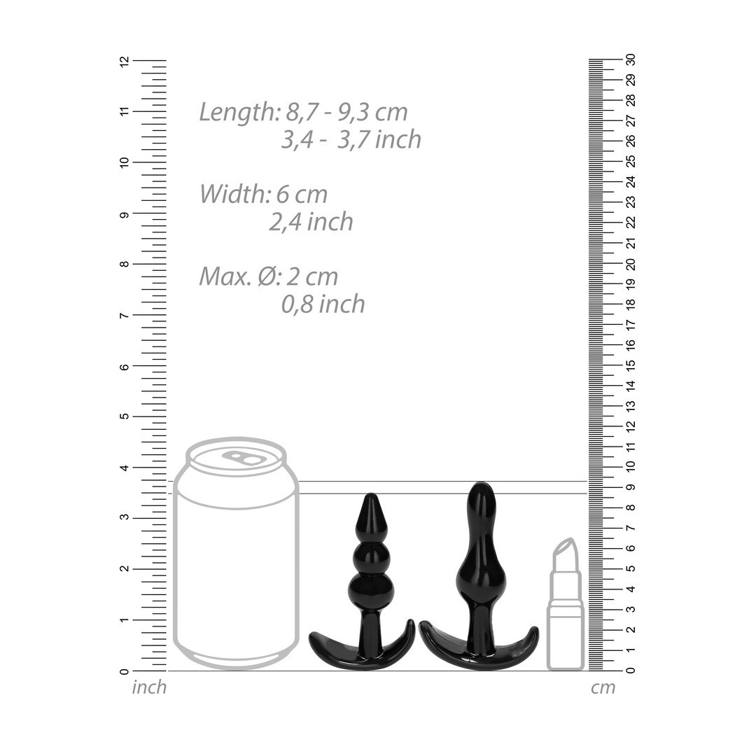 NO.80 - 4-PIECE BUTT PLUG SET