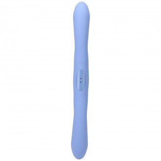 DUET - DOUBLE ENDED VIBRATOR WITH WIRELESS REMOTE - PERIWINKLE