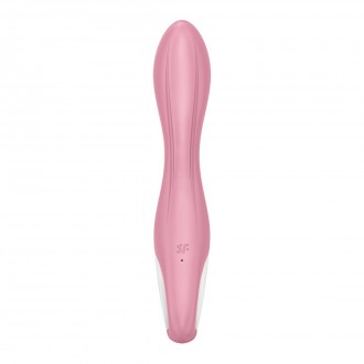 AIR PUMP VIBRATOR 2 - INFLATABLE VIBRATOR - LIGHT RED