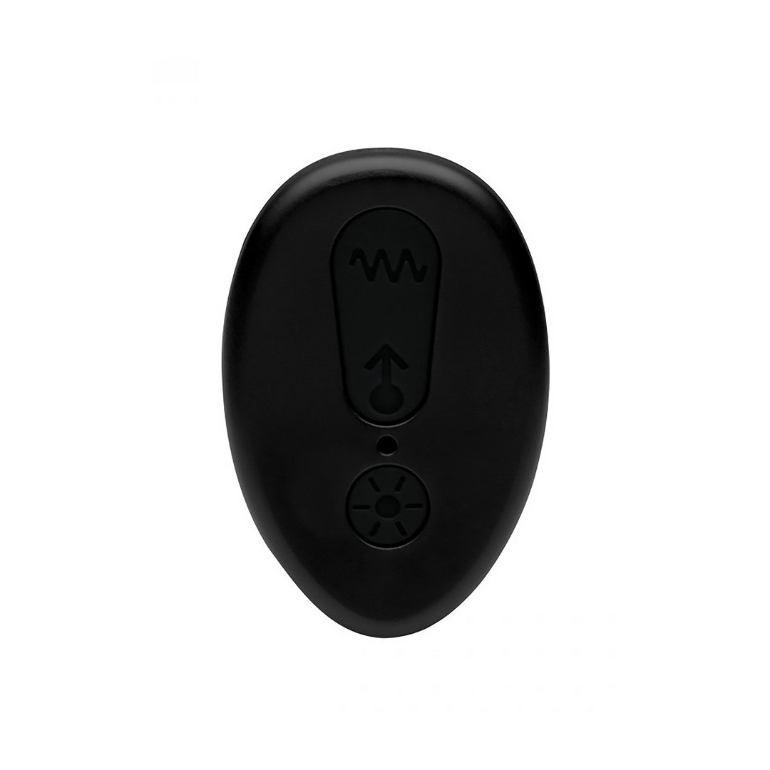 SILICONE THRUSTING BUTT PLUG WITH REMOTE CONTROL