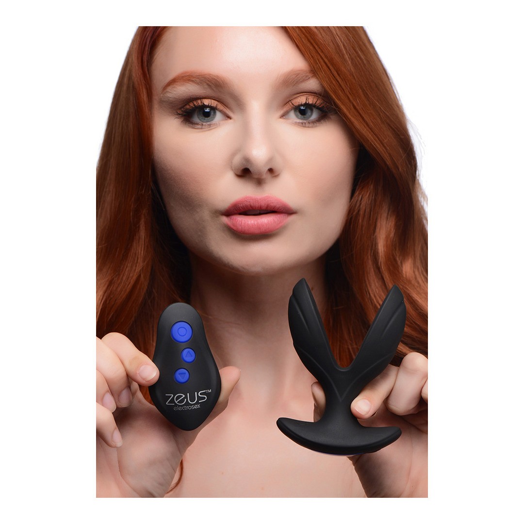 ELECTRO-SPREAD - VIBRATING AND E-STIM SILICONE BUTT PLUG