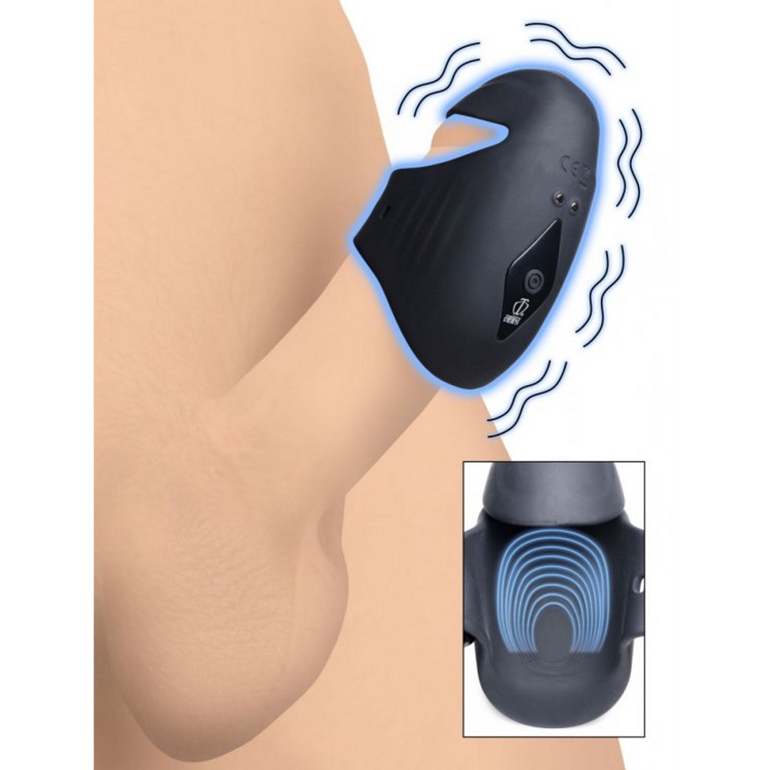 VIBRATING SILICONE PENIS SLEEVE