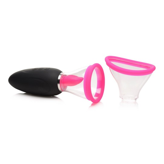 LICKGASM MINI - 10X LICKING AND SUCKING STIMULATOR - PINK