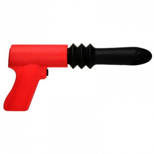 THRUSTING PISTOLA VIBRATOR - RED