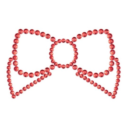 MIMI BOW NIPPLE COVERS BIJOUX INDISCRETS RED