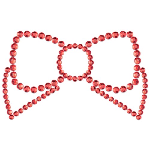 MIMI BOW NIPPLE COVERS BIJOUX INDISCRETS RED