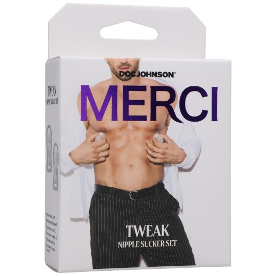 TWEAK - NIPPLE SUCKER SET - CLEAR