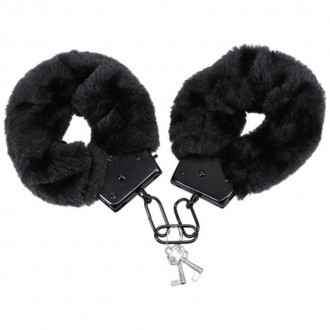 FLUFF CUFFS - BLACK