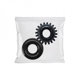 2 PACK C-RING SET - CLAMBOWL 50 PIECES - BLACK