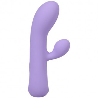 AURA - RECHARGEABLE SILICONE RABBIT VIBE - LILAC