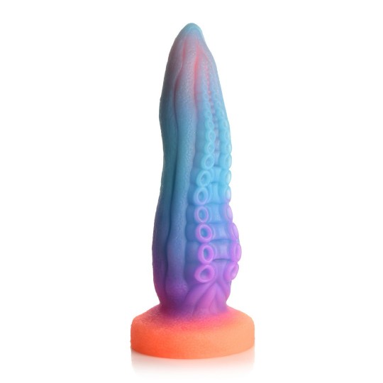 TENTA-COCK - GLOW-IN-THE-DARK SILICONE DILDO