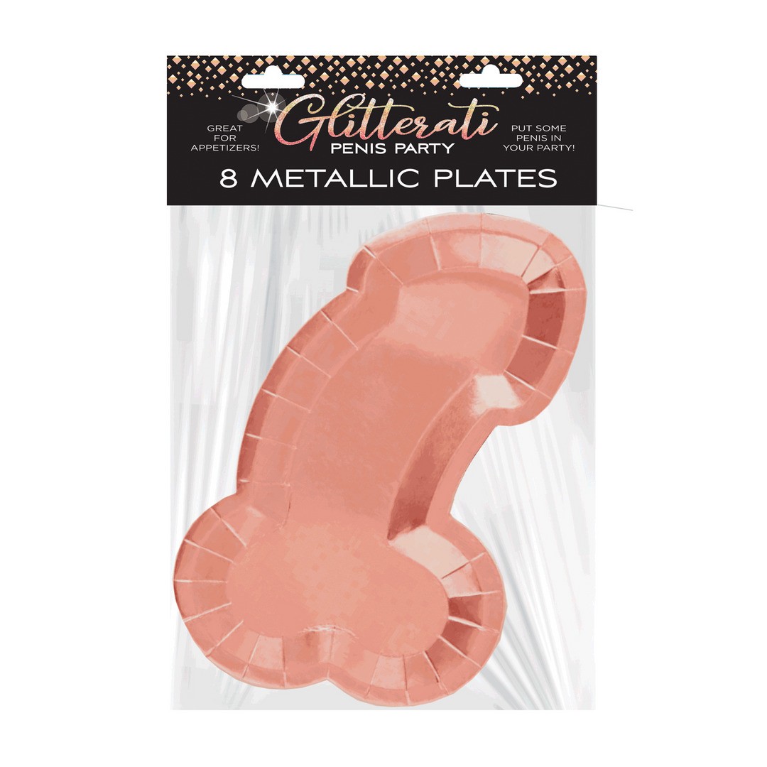 GLITTERATI - PENIS - 8 PLATES - ROSE GOLD