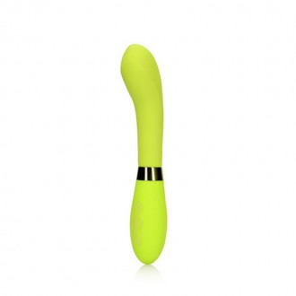 SILICONE G-SPOT VIBRATOR - LIME PASSION