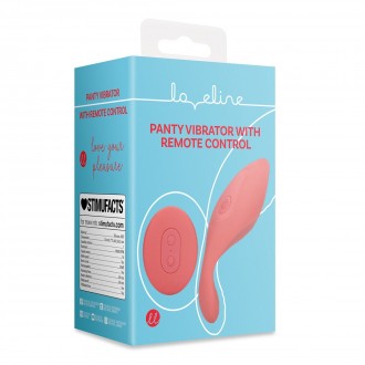 PANTY VIBRATOR WITH REMOTE CONTROL - BRIGHTO RED