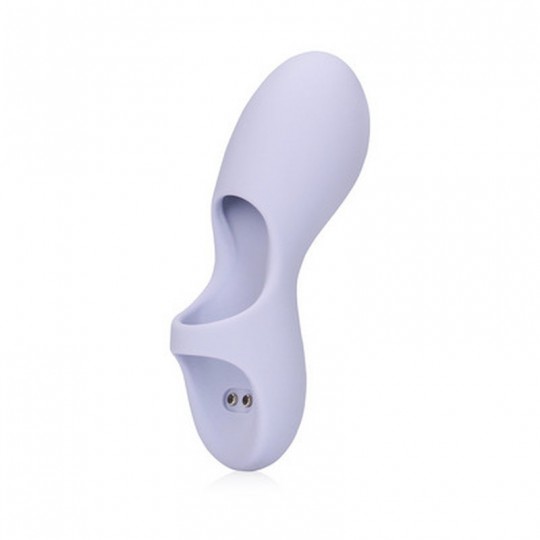 SILICONE FINGER VIBRATOR - LAVENDER