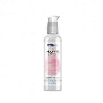 4 IN 1 LUBRICANT WITH COTTON CANDY FLAVOR - 4 FL OZ / 118 ML