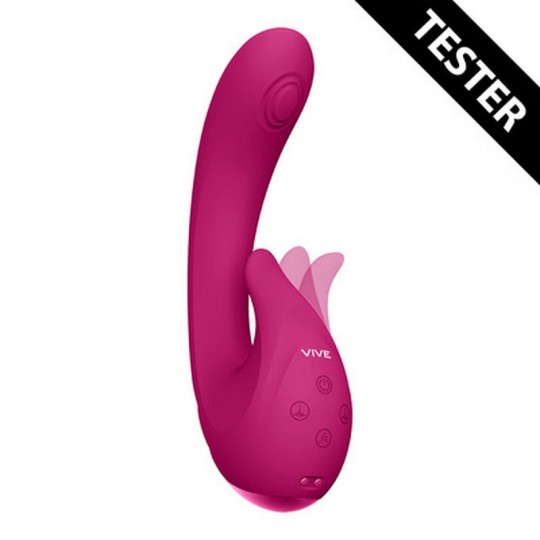 MIKI - PULSE WAVE  FLICKERING G-SPOT VIBRATOR - PINK - TESTER