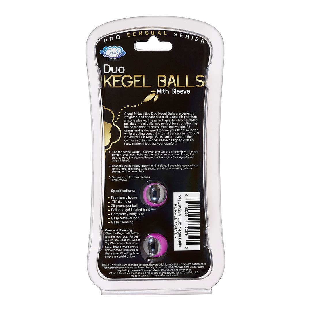 DUO KEGEL BALLS WITH SLEEVE