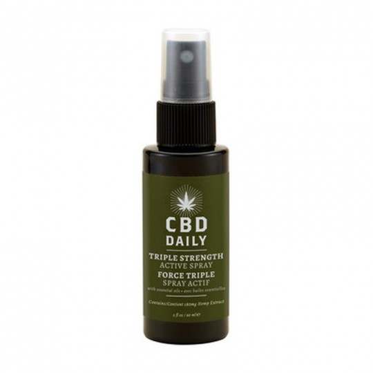 CBD DAILY ACTIVE SPRAY WITH TRIPLE ACTION - 2 FL OZ / 60 ML