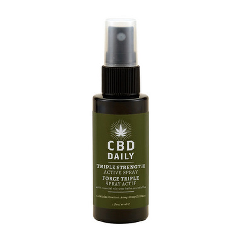 CBD DAILY ACTIVE SPRAY WITH TRIPLE ACTION - 2 FL OZ / 60 ML