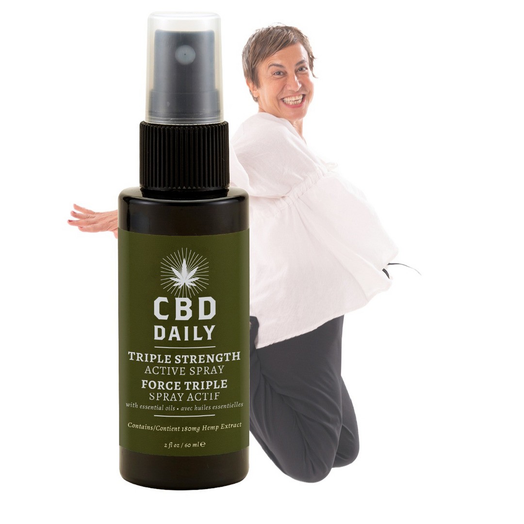 CBD DAILY ACTIVE SPRAY WITH TRIPLE ACTION - 2 FL OZ / 60 ML