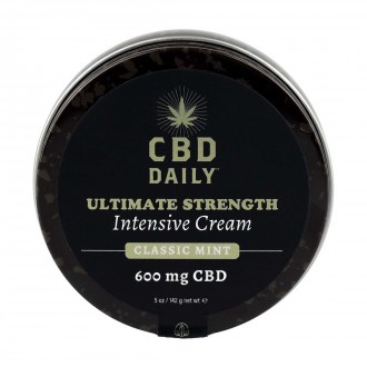 CREMA INTENSIVA CBD DAILY ULTIMATE STRENGTH - MENTA CLÁSICA - 5 OZ / 142 G