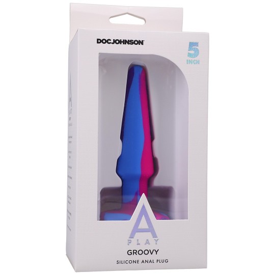 DOC JOHNSON - GROOVY - SILICONE ANAL PLUG - 5\&#039;\&#039; / 12 CM