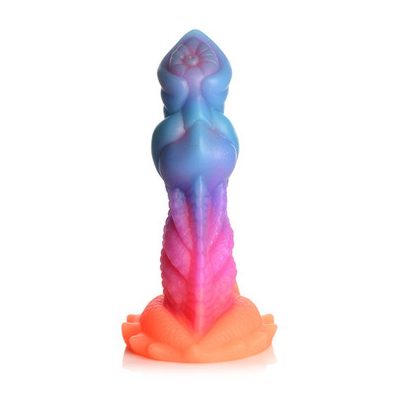 AQUA COCK - GLOW-IN-THE-DARK SILICONE DILDO