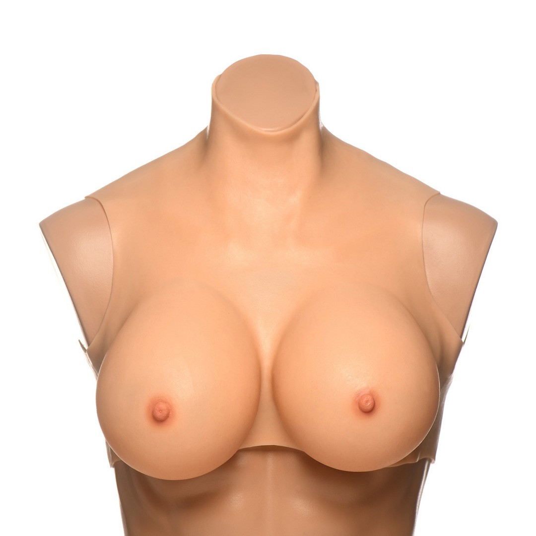 PERKY PAIR G-CUP SILICONE BREASTS - FLESH