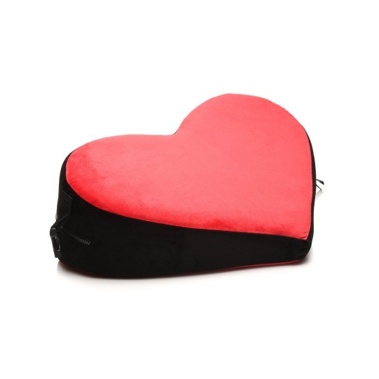 BONDAGE LOVE PILLOW - BLACK/RED