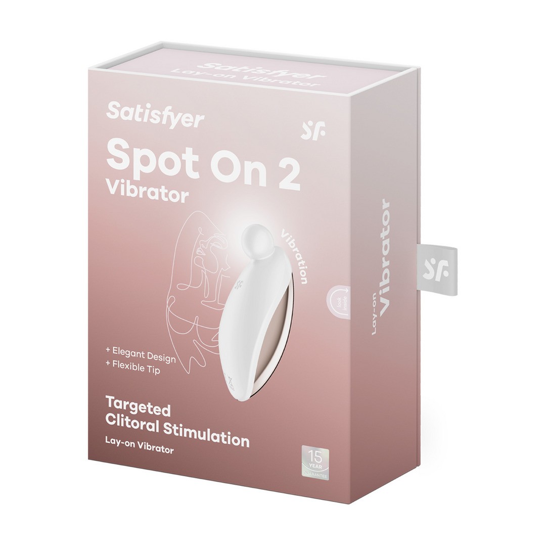 STIMULATEUR SPOT ON 2 BLANC SATISFYER