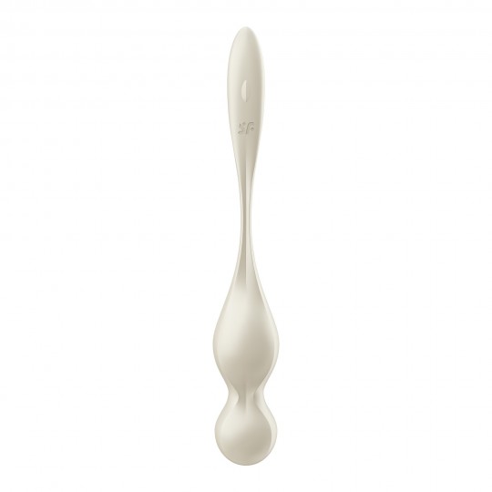 BOLAS VAGINALES CON VIBRACIÓN LOVE BIRDS 1 BLANCAS SATISFYER