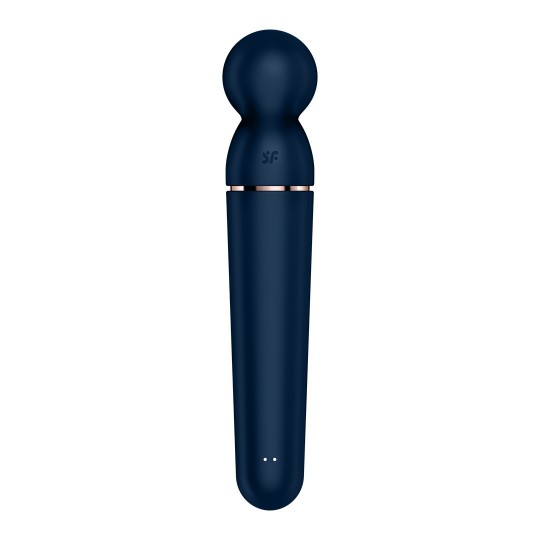 VARITA PLANET WAND-ER - WAND VIBRATOR - BLUE/ROSE GOLD SATISFYER