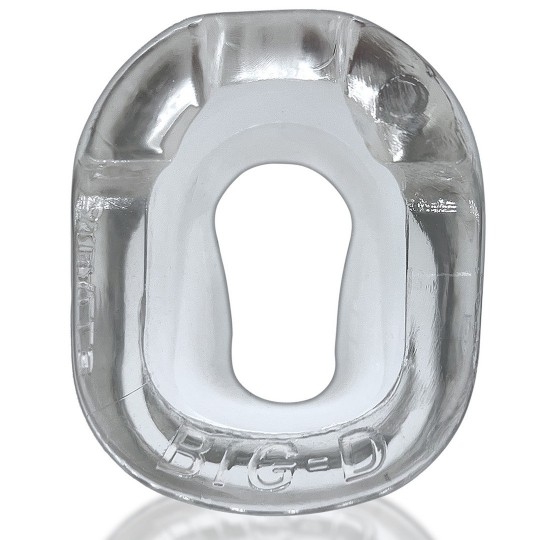 BIG-D - BIGGER BULGE COCKRING WITH SHAFT GRIPPERS - CLEAR