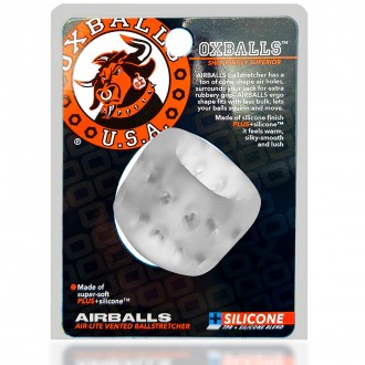 ANEL EXTENSOR DE TESÍCULOS AIRBALLS - AIR-LITE BALLSTRETCHER - CLEAR ICE OXBALLS