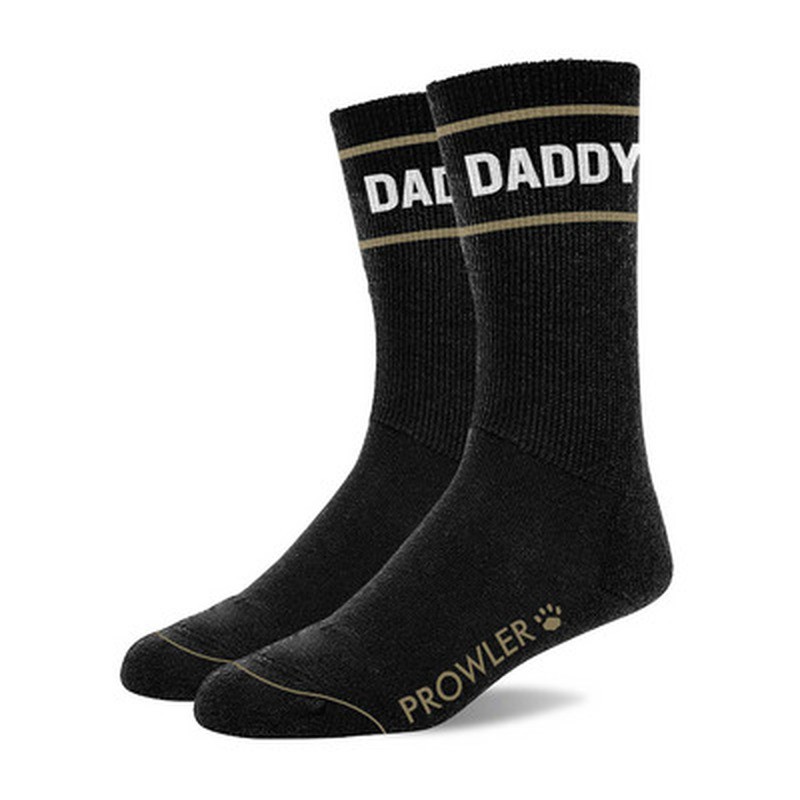 DADDY SOCKS - BLACK/WHITE