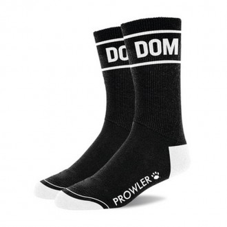 DOM SOCKS - BLACK/WHITE