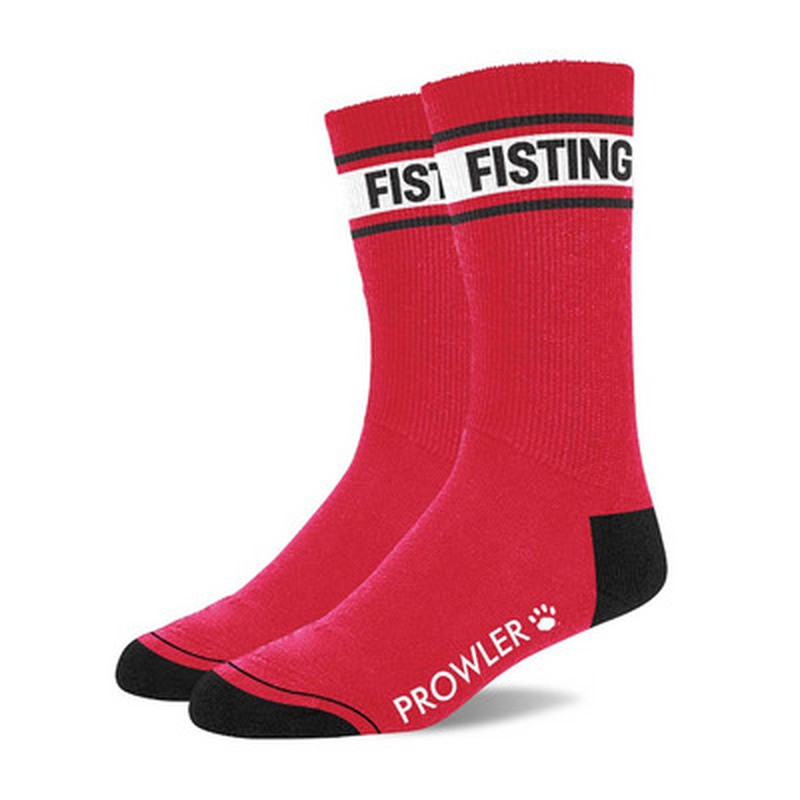 FISTING SOCKS - RED/BLACK