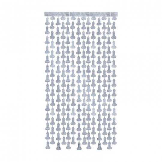 GLITTERATTI - DISCO PENIS FOIL CURTAINS - 2/6FT