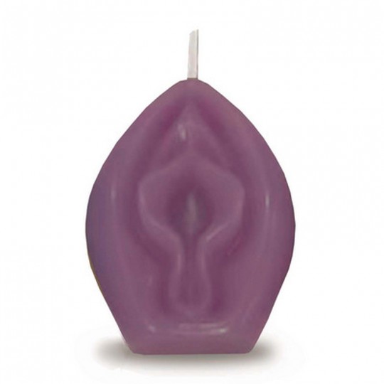 EDEN’S CANDLE - VANILLA SCENTED VAGINA - EGGPLANT