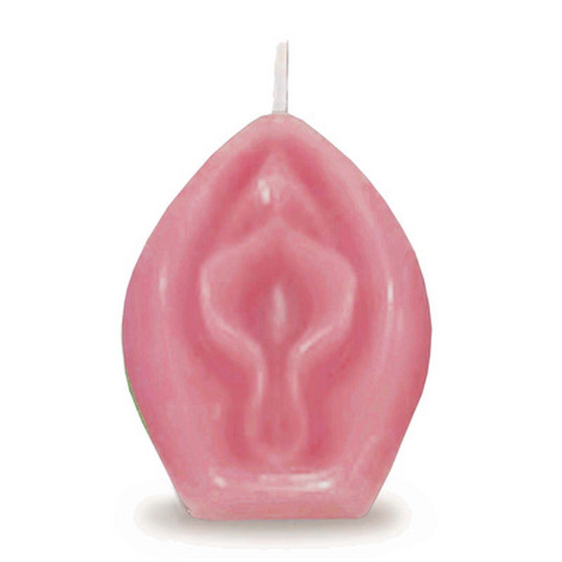 EDEN’S CANDLE - VANILLA SCENTED VAGINA - ROSE