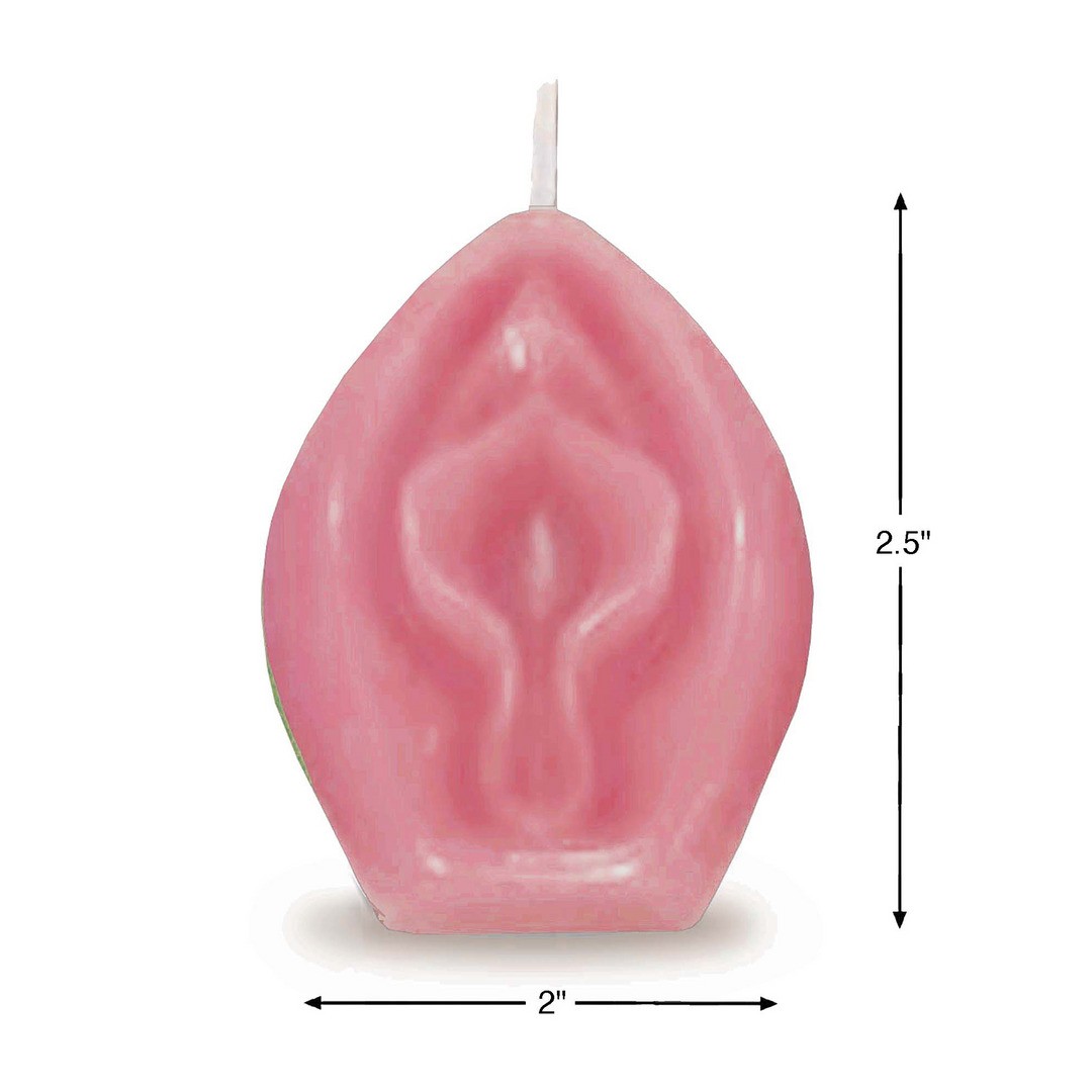 EDEN’S CANDLE - VANILLA SCENTED VAGINA - ROSE