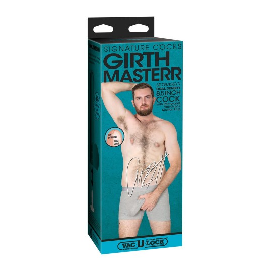 GIRTHMASTERR - REALISTIC ULTRASKYN DILDO - 8.5 / 23 CM - VANILLA