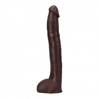 HOLLYWOOD CASH - REALISTIC ULTRASKYN DILDO - 11 / 29 CM - CHOCOLATE