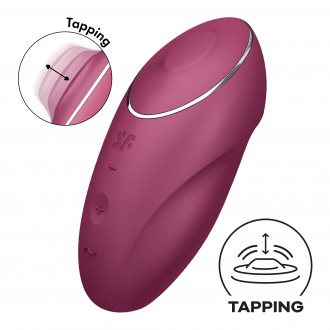 STIMULATORE TAP & CLIMAX 1 ROSSO SATISFYER